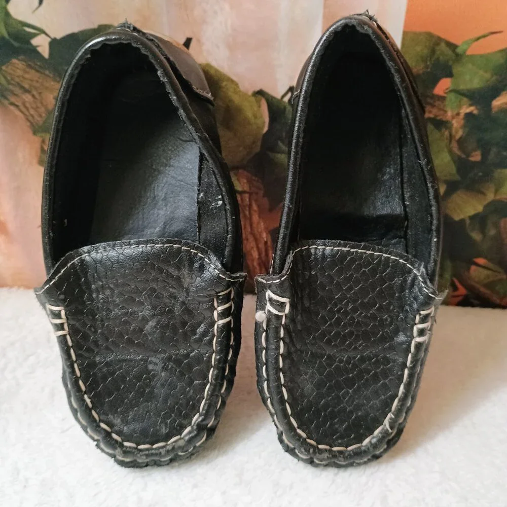 Bundle Shoes EU 27 Brown & Black Kids Loafers Moccasins